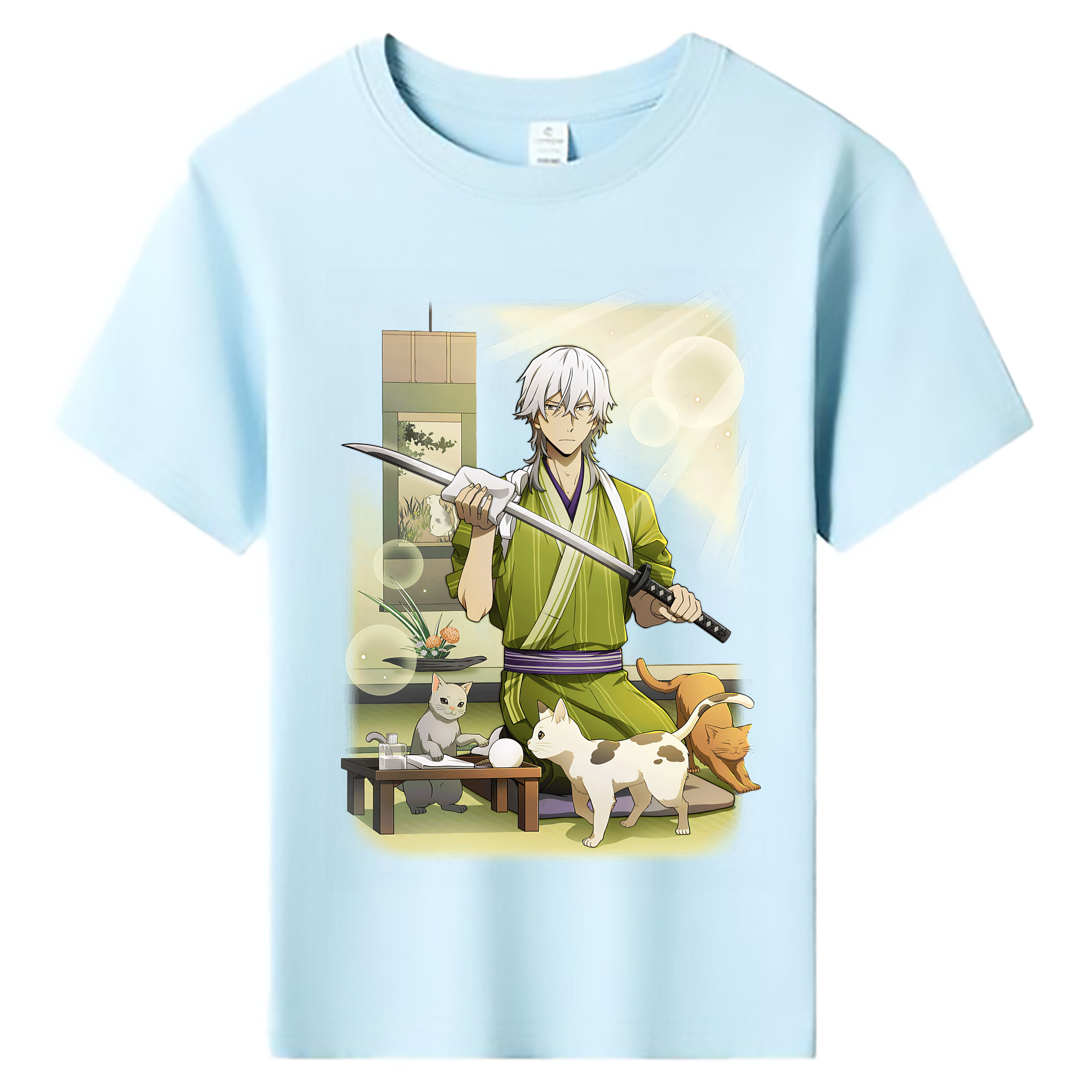 （画像用） 文豪ストレイドッグス Bungo Stray Dogs 綿100％キッズTシャツ（フロントプリント）